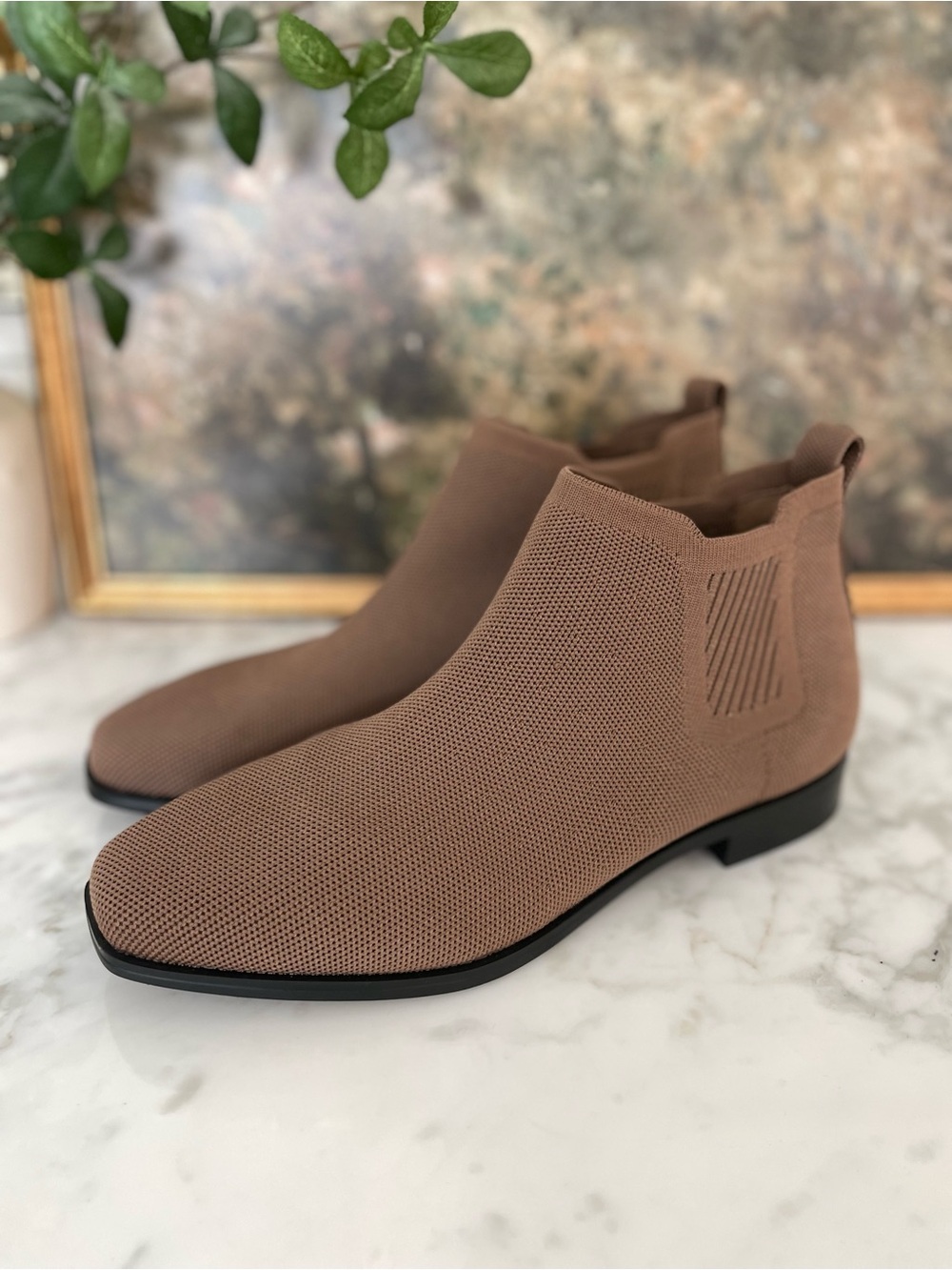 VIVAIA Ryan Pro Square Toe Ankle Boots Size 10 Brown Expresso